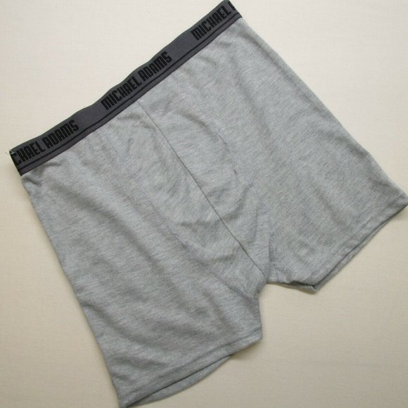 Michael Adams Men's Comfortable Brief Boxer Shorts Underwear Size L Gray NWT - Picture 1 of 6